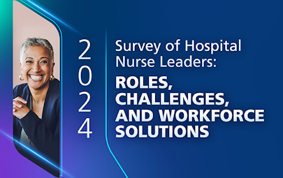 2024 Survey of Hospital Nurse Leaders Graphic 2024 Survey of Hospital Nurse Leaders Graphic