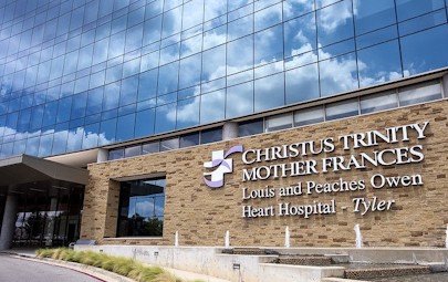 Landscape image of mirrored front of Trinity Mother Francis Hospital of East Texas for EMR Success Landscape image of mirrored front of Trinity Mother Francis Hospital of East Texas for EMR Success