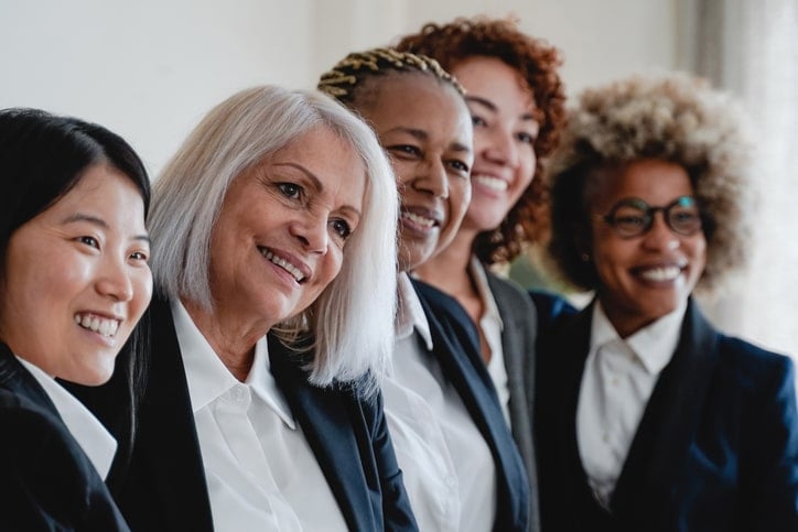 A group of women healthcare leaders working together