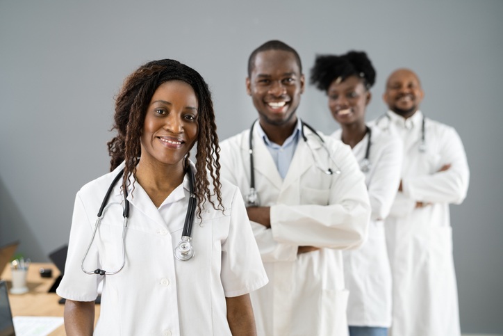 physicians standing together
