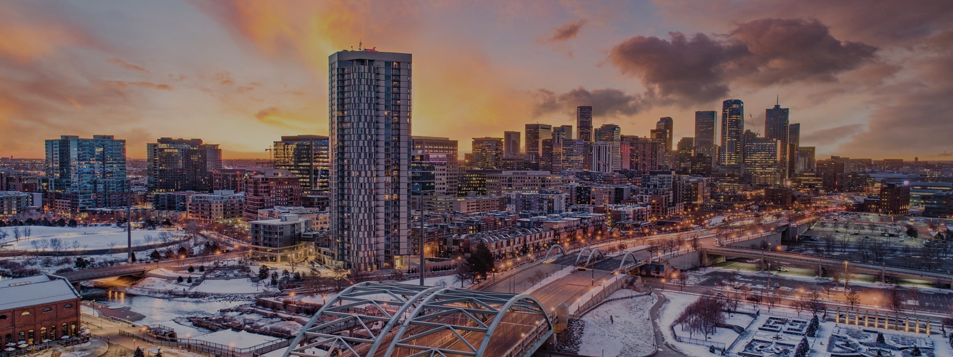 Colorado panoramic skyline