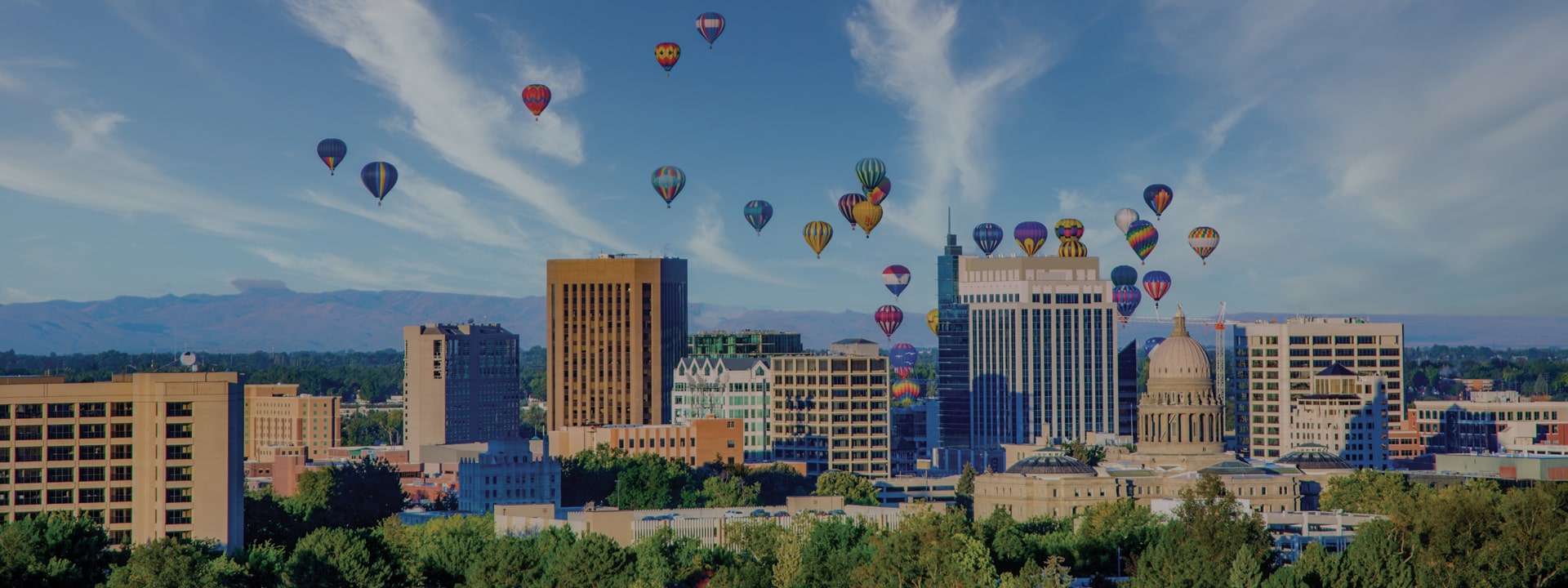 Idaho panoramic skyline